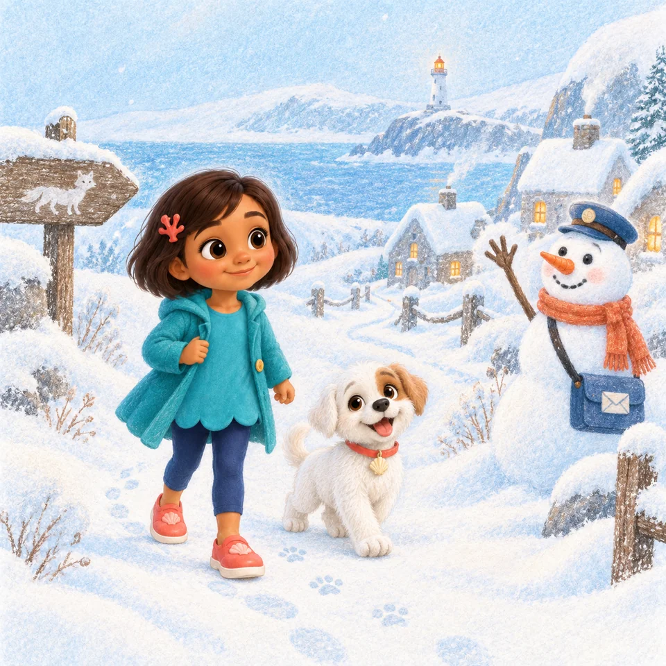 Snow Mountain Echo Village — sample scene 1: Welcome to Echo Village