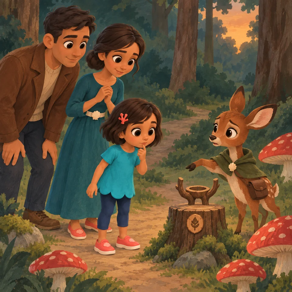 Starlight Mushroom Forest — sample scene 1: The Missing Star Dew